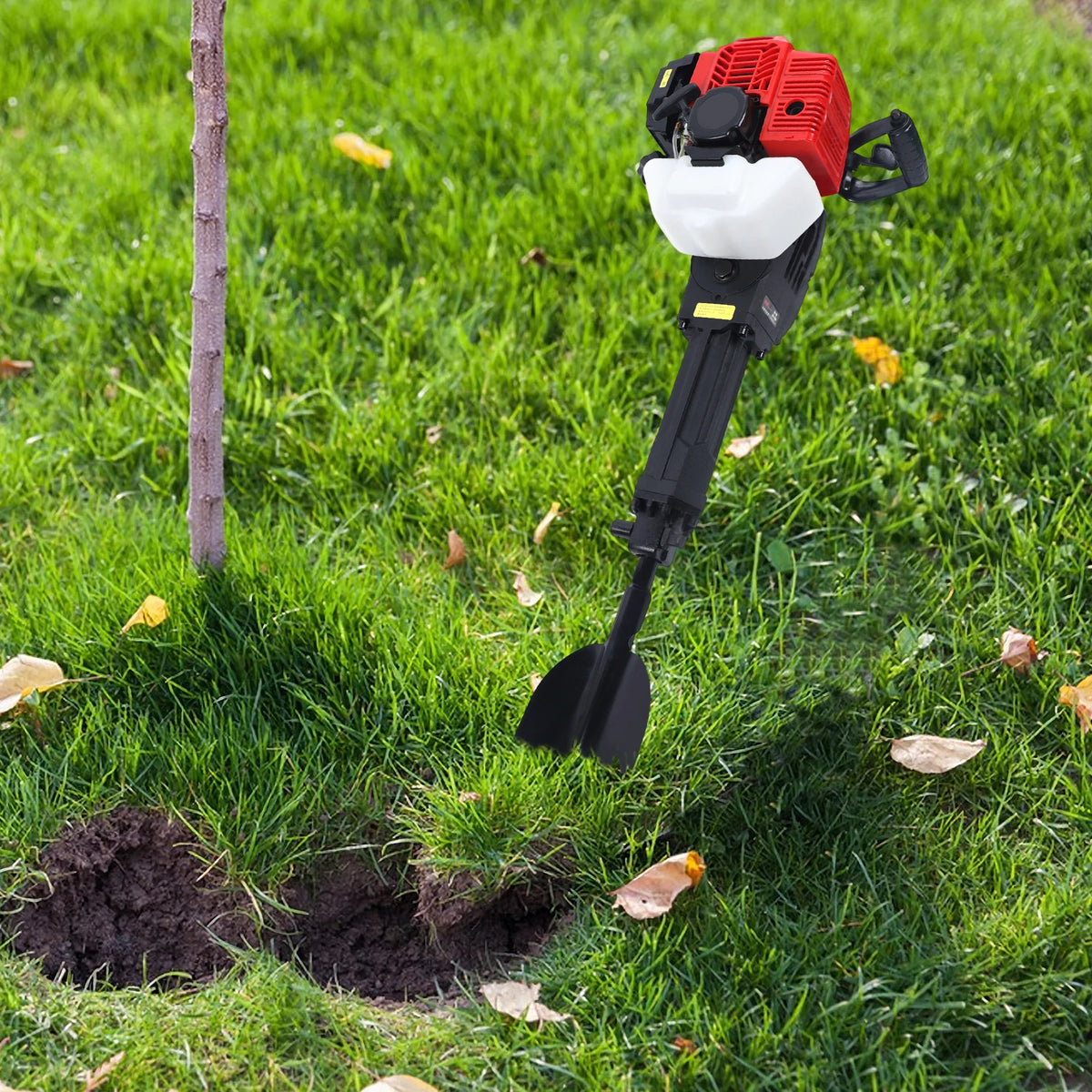 Bymaocar 52cc Gas Powered Portable Tree Digging Machine
