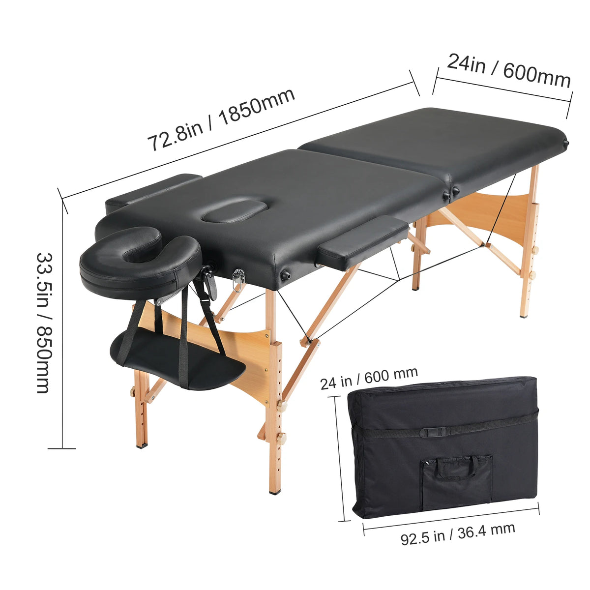 Professional Portable Folding Massage Table For Salon