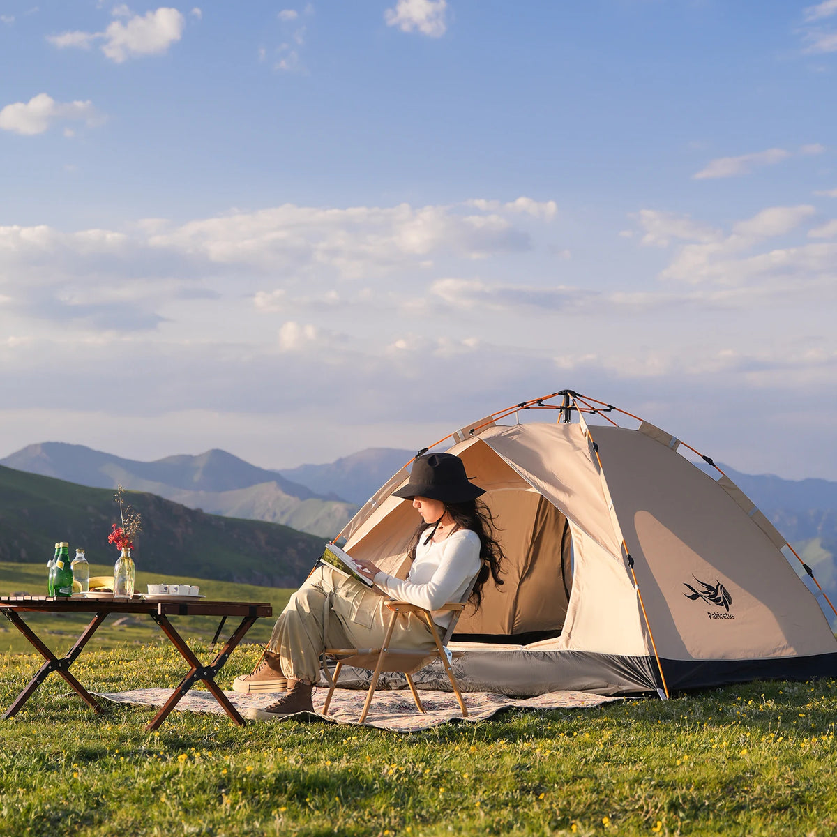 Pakicetus Instant Pop Up Camping Tent Family Sun Shelter