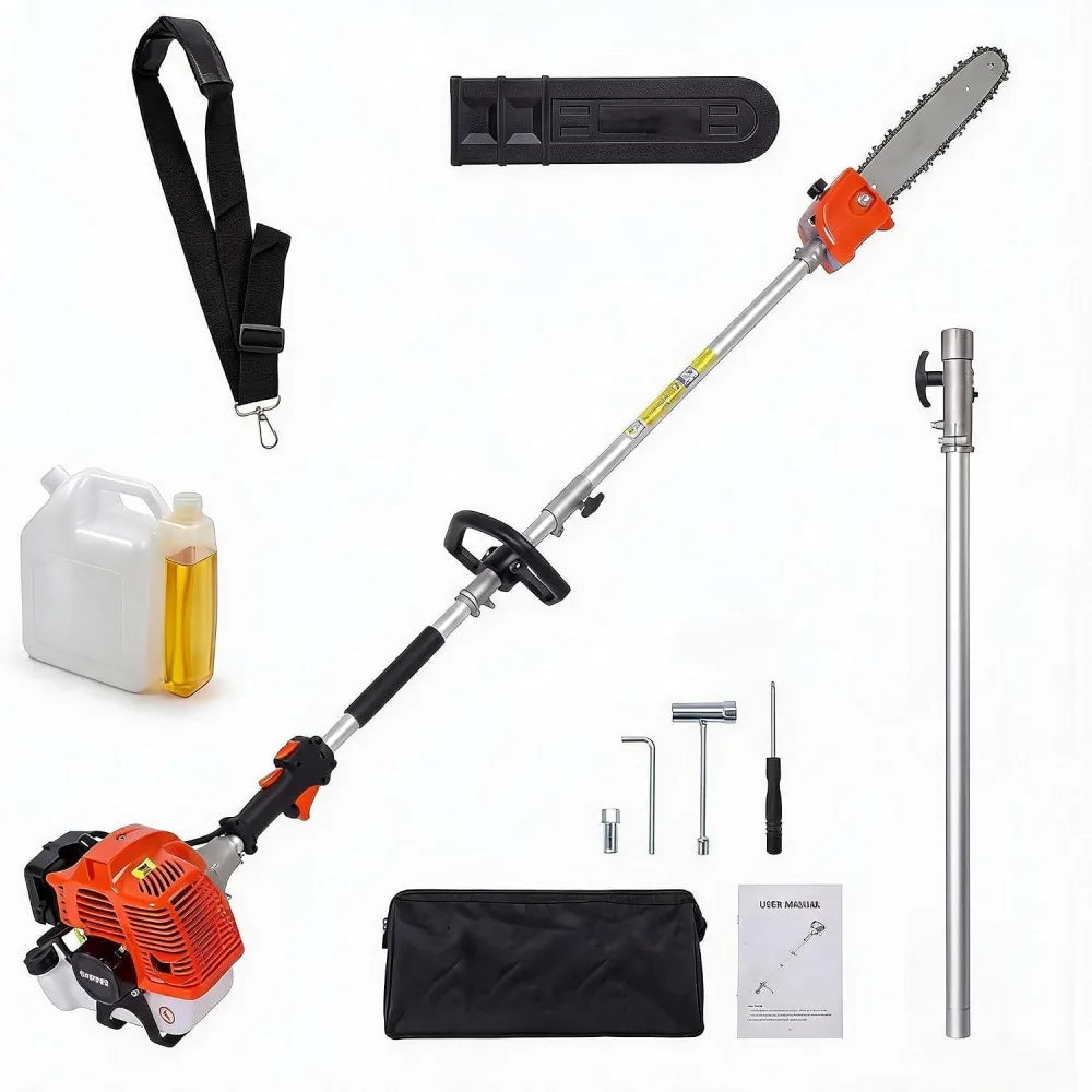 Professional Gas Powered Pole Saw for Reliable Tree Trimming