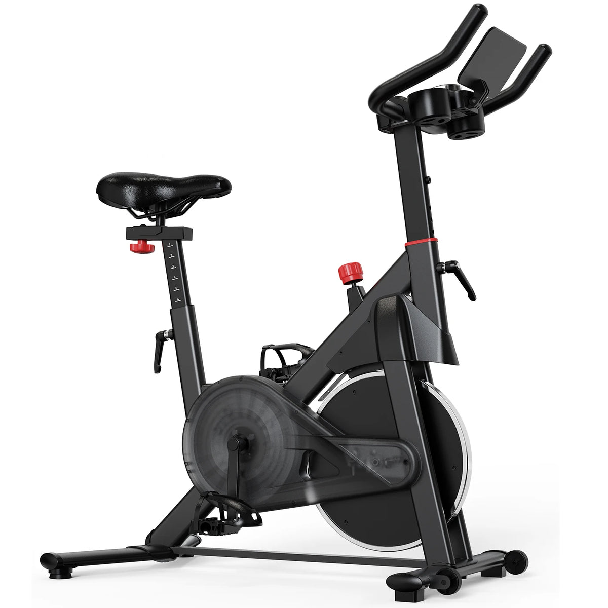 LACUFFY 32-Level Magnetic Resistance Exercise Bike Bluetooth Home Workout