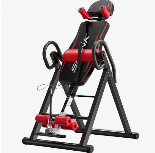 Gravity Inversion Table With Headrest for Back Stretching and Relief