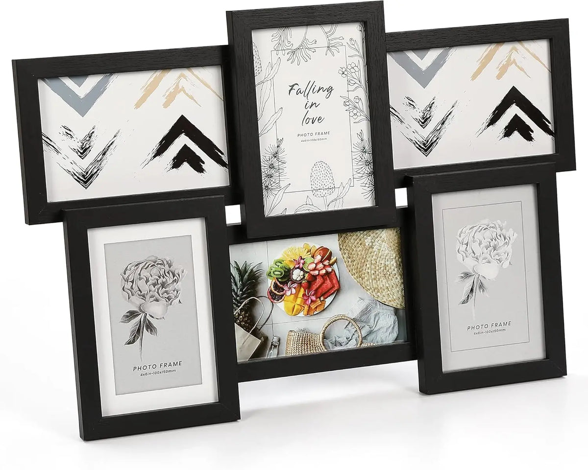 Home Living Room Wall Hanging Photo Frame Collage Decor Set