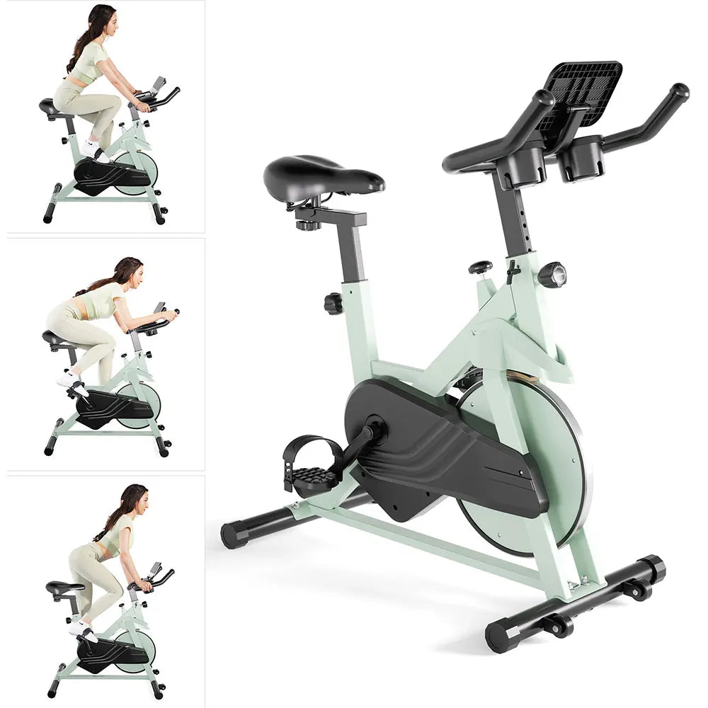 LACUFFY Magnetic Resistance Exercise Bike With 32 Levels For Home