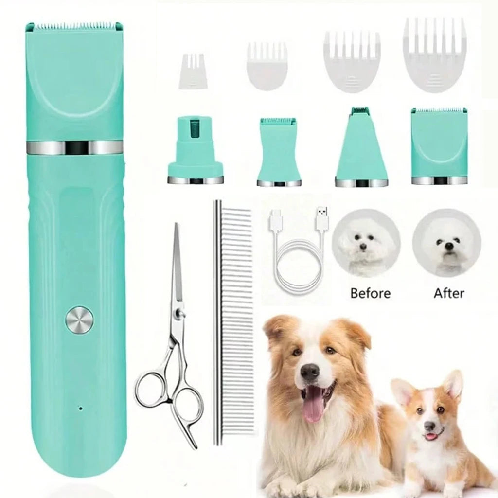 Shuyu Cordless Pet Grooming Clipper With Guide Comb