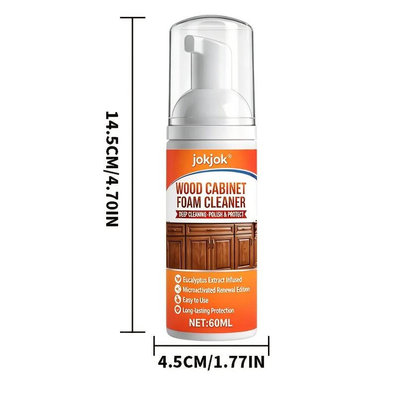 JOKJOK Kitchen Cabinet Cleaner for Grease and Stain Removal