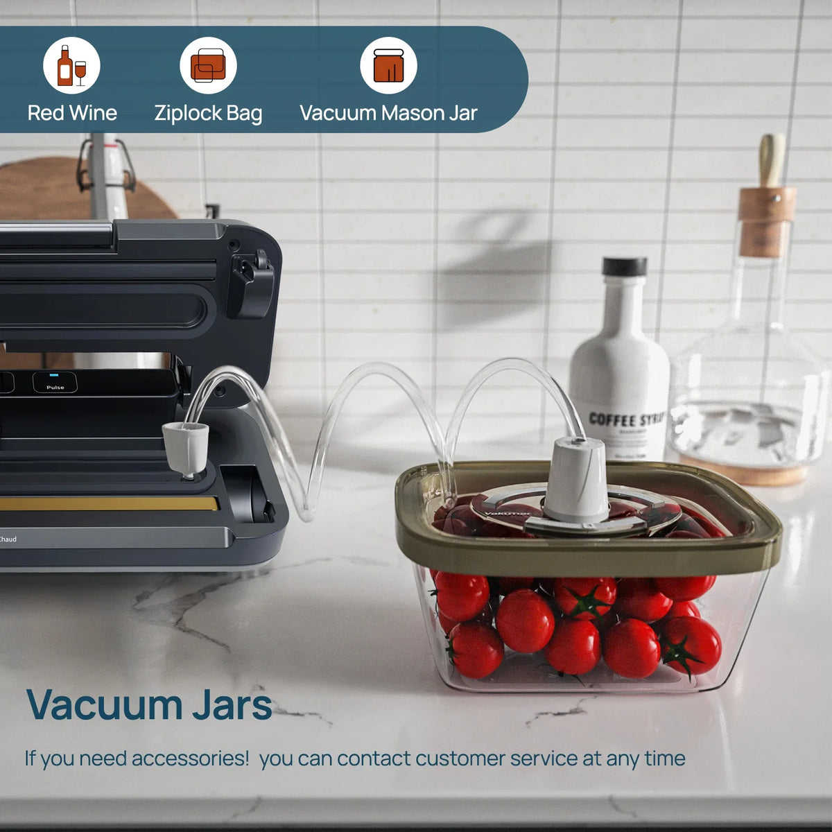 Vakumar Automatic Vacuum Sealer Machine For Sous Vide