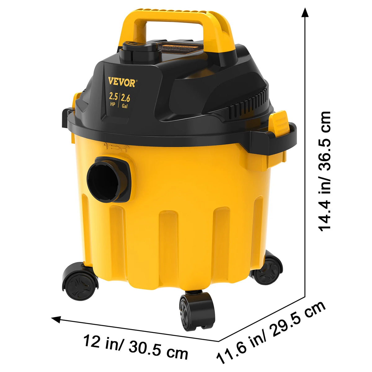 SucceBuy Wet Dry Shop Vacuum Featuring HEPA Filtration System