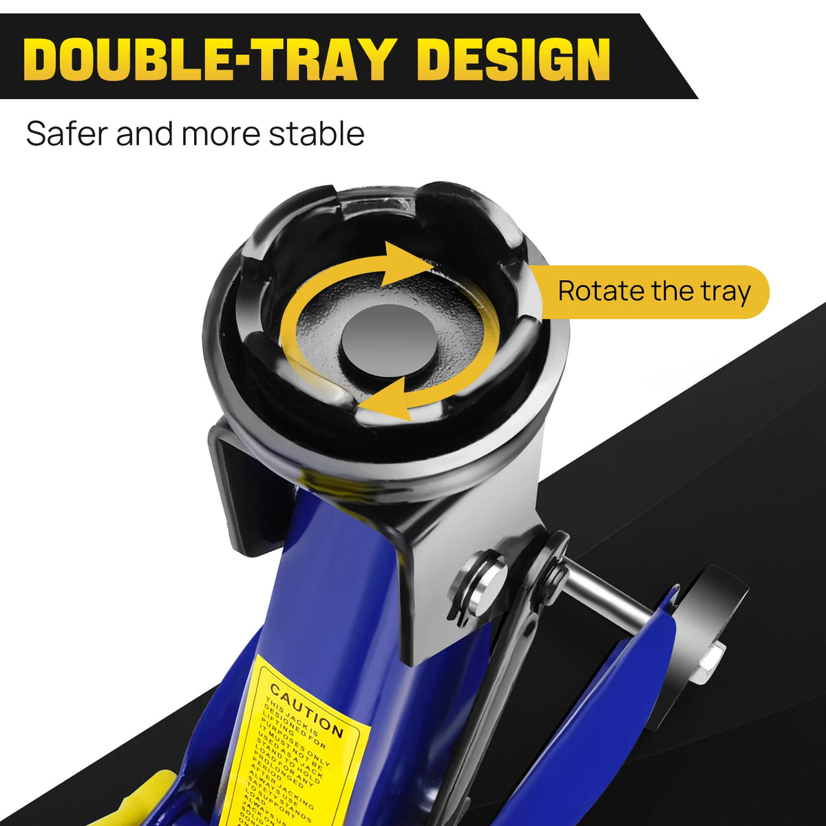 DayPlus Hydraulic Floor Jack Combo With Safety Stands