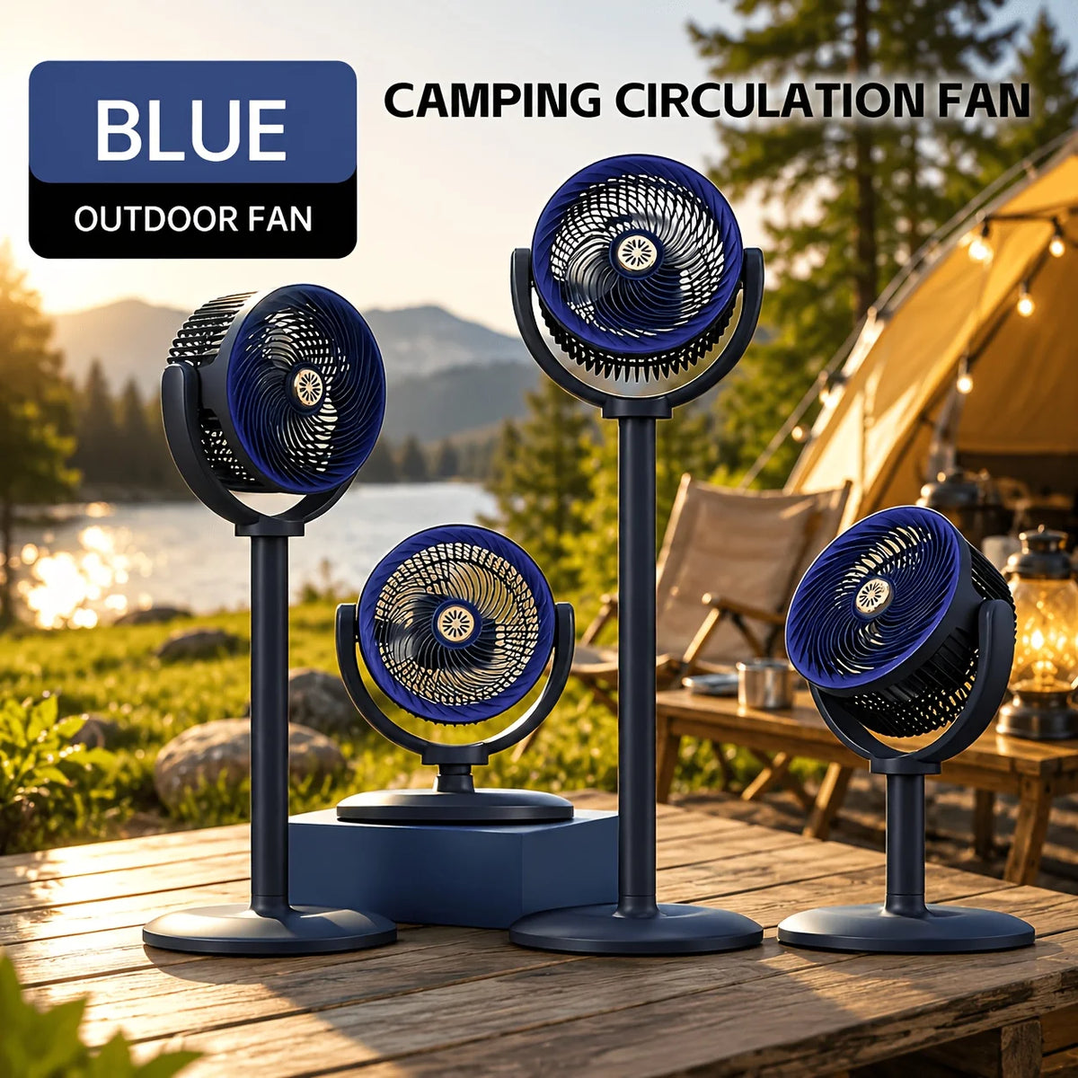Portable USB Floor And Desktop Air Circulation Fan