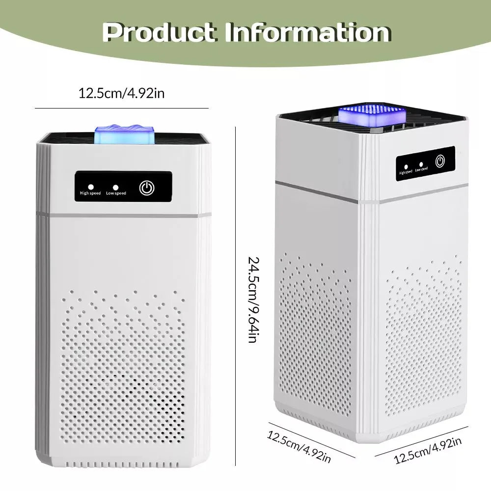 HEPA Air Purifier for Dust Smoke Odors and Pet Allergens