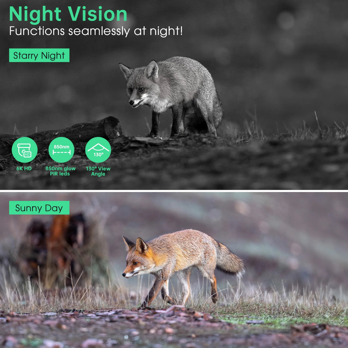 4K Solar WiFi Trail Camera With Night Vision Motion Detection