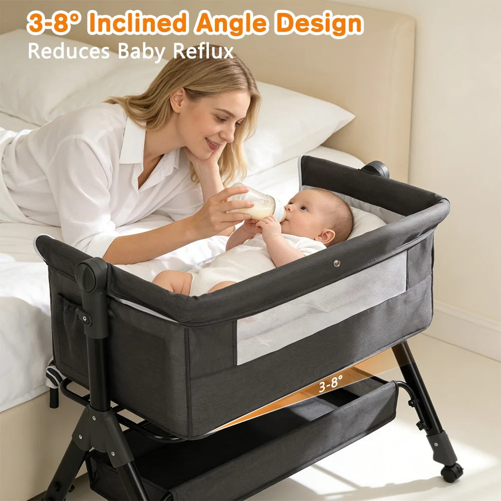 Three In One Portable Baby Bassinet Bedside Sleeper For Newborns