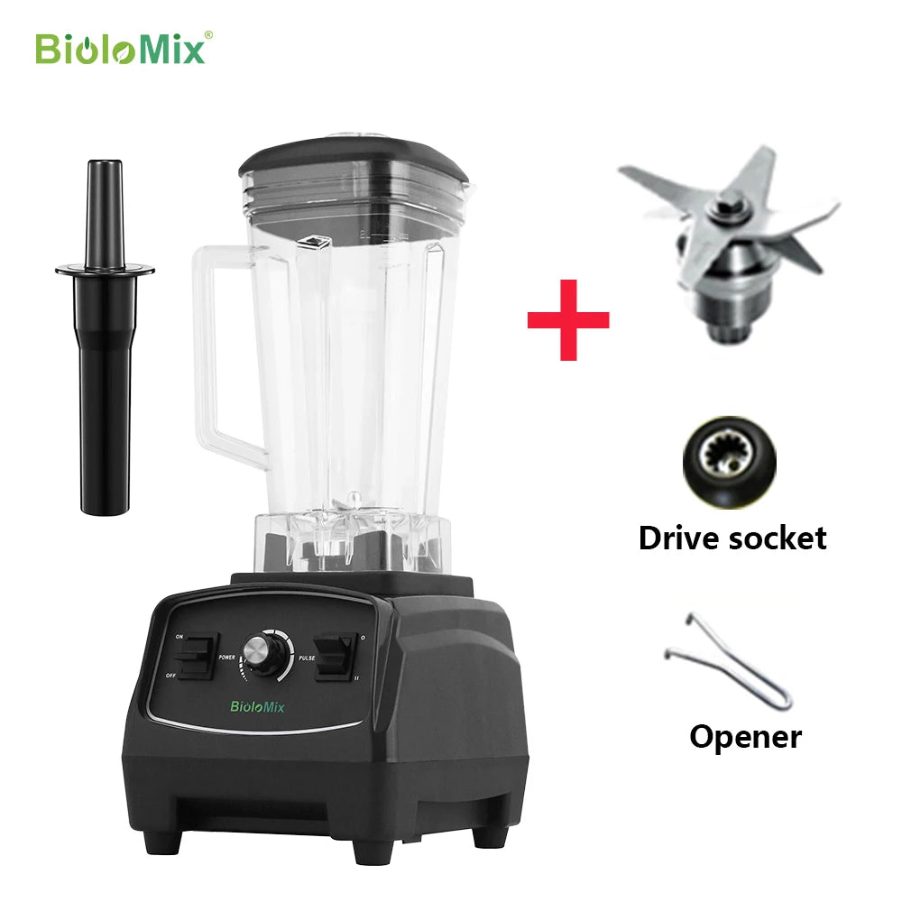 Biolomix 3HP 2200W Heavy Duty Blender for Smoothies and Ice