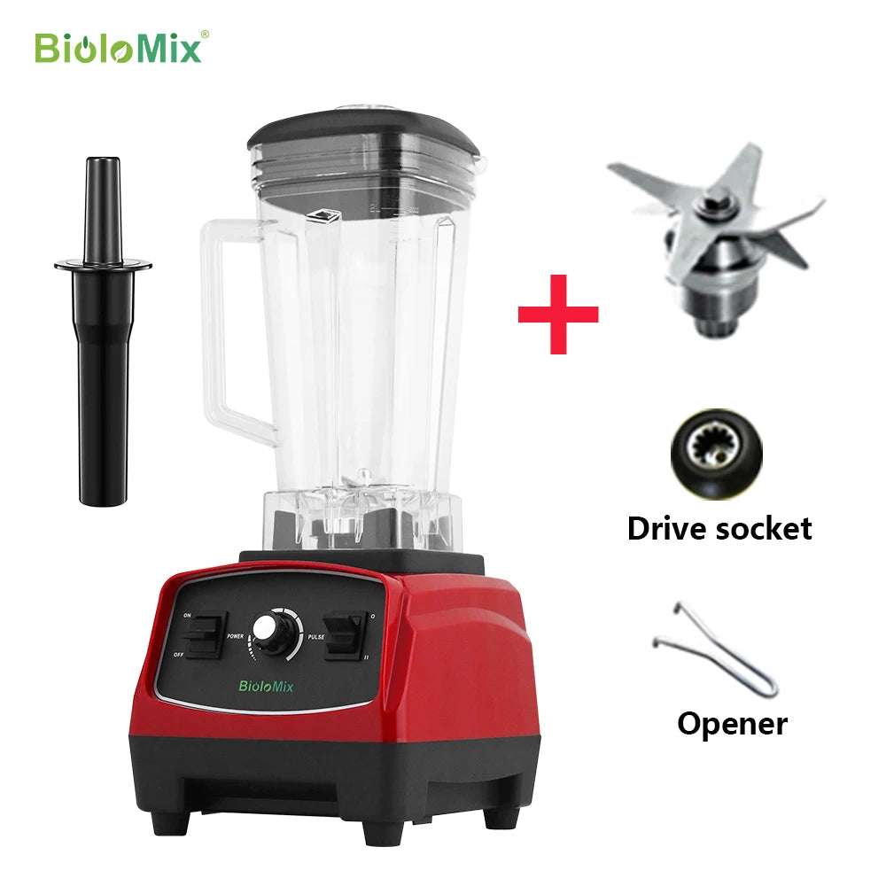 Biolomix 3HP 2200W Heavy Duty Blender for Smoothies and Ice