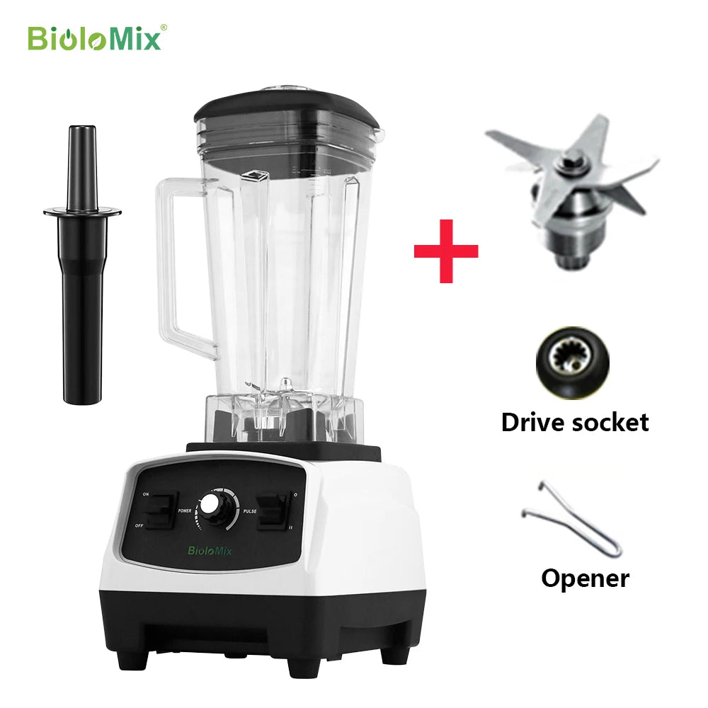 Biolomix 3HP 2200W Heavy Duty Blender for Smoothies and Ice