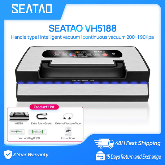 Seatao Automatic Commercial Vacuum Sealer With Built In Cutter