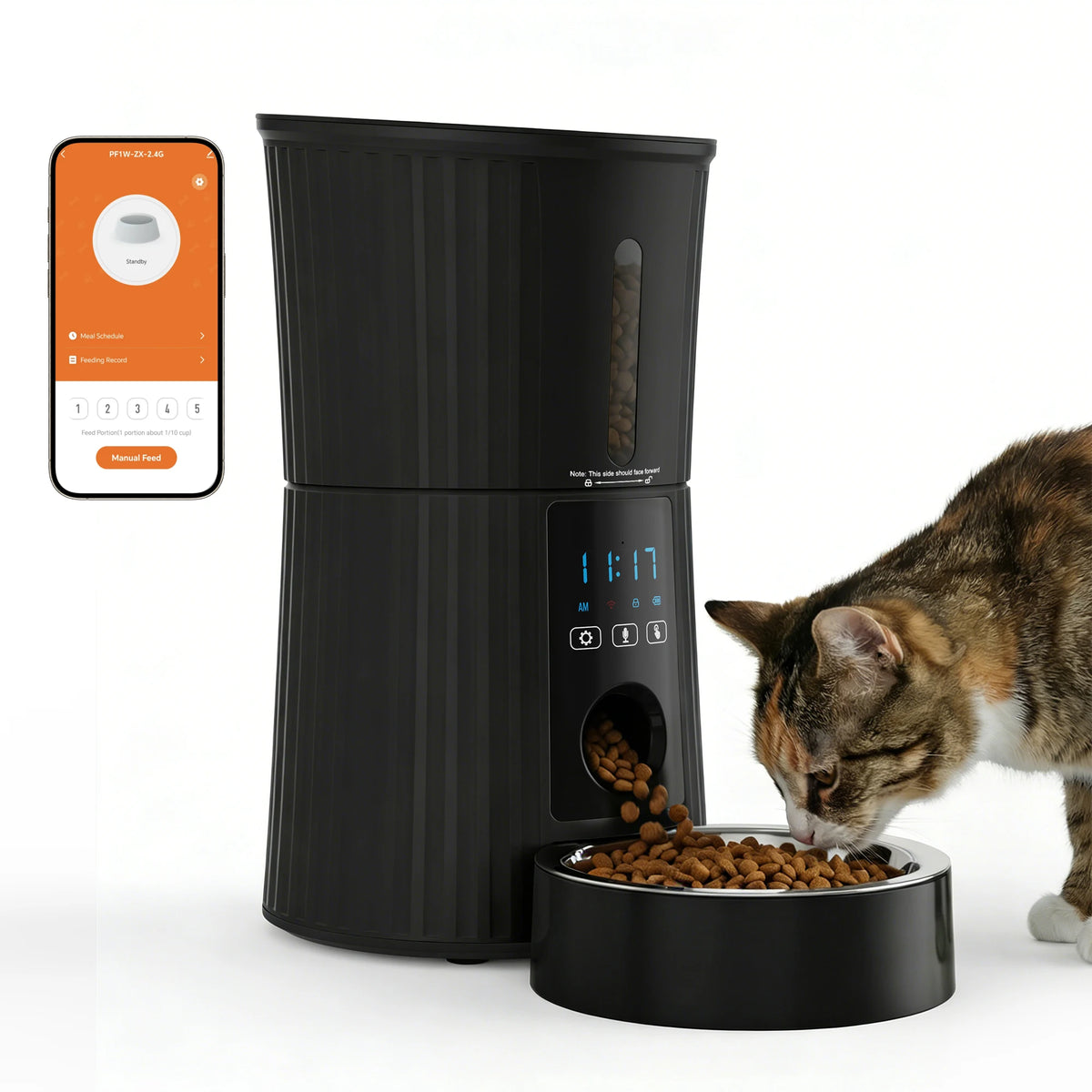 Automatic WiFi Cat Food Dispenser With Programmable Timer