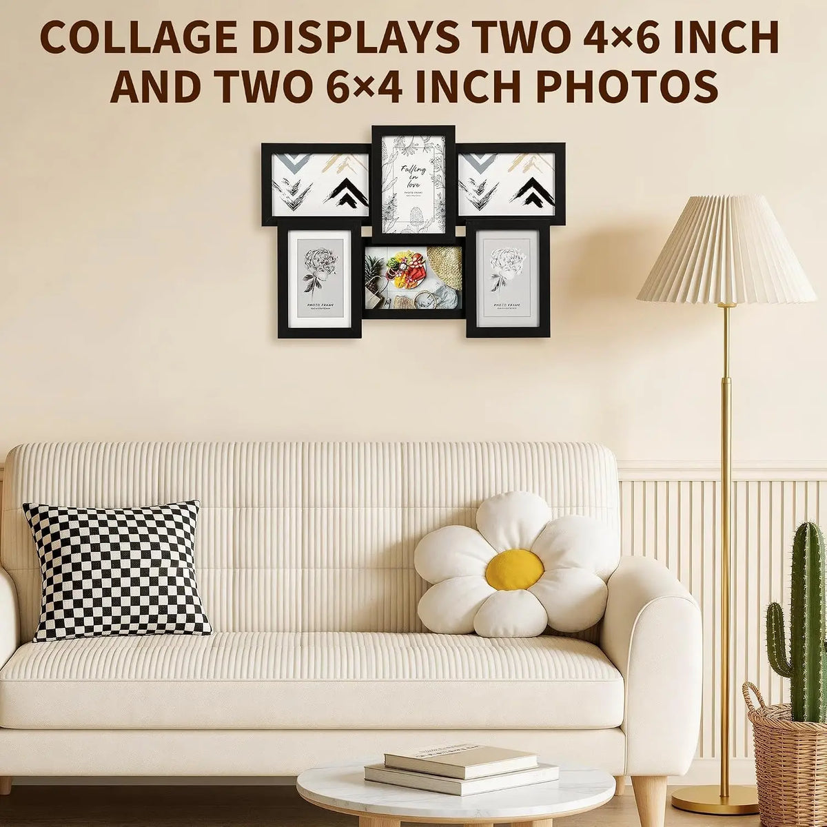 Home Living Room Wall Hanging Photo Frame Collage Decor Set