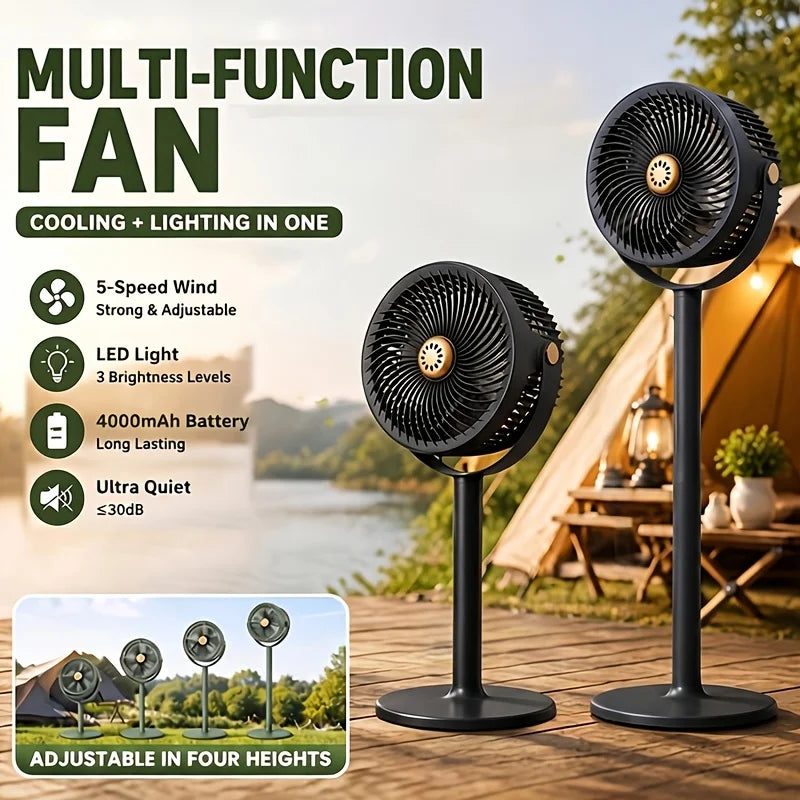 Portable USB Floor And Desktop Air Circulation Fan