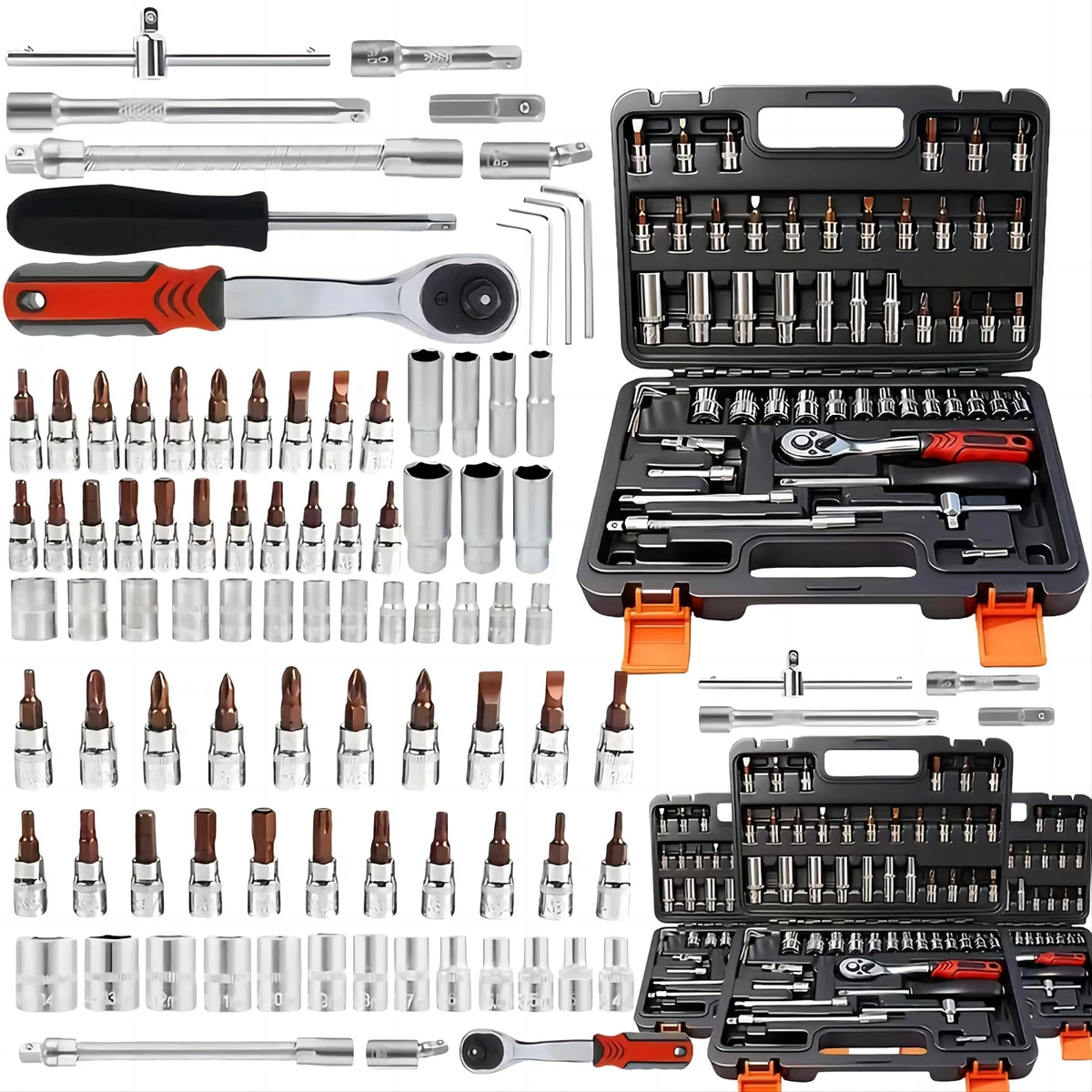 Professional Multifunctional Tool Kit for Home and Auto Repairs