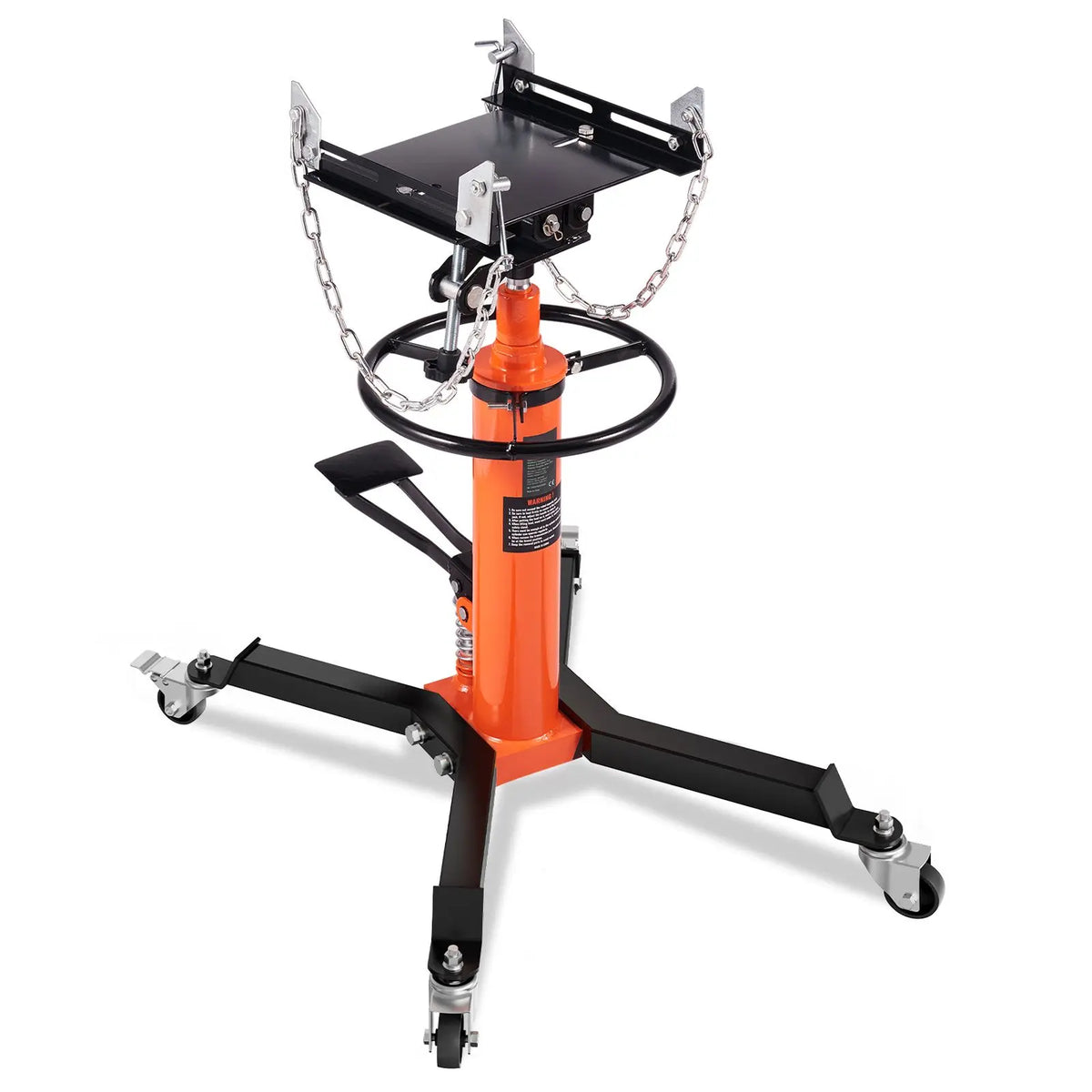 Oeny Hydraulic Telescoping Transmission Jack With Foot Pedal