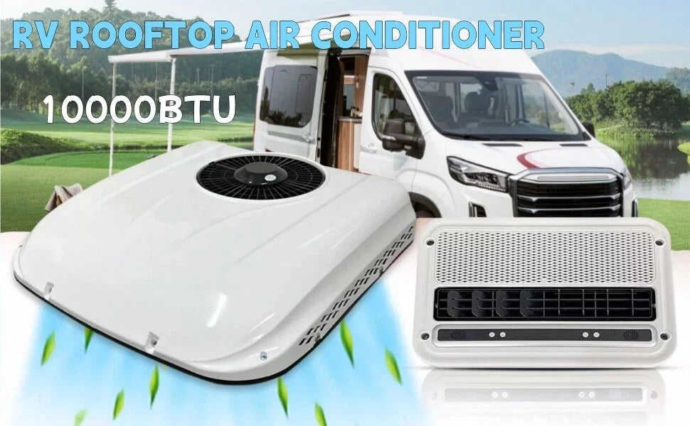 Electric Parking RV Rooftop Air Conditioner 12V 10000 BTU