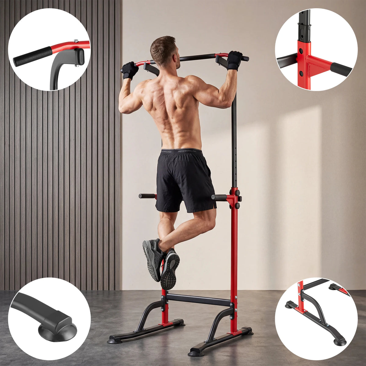 Multifunctional Power Tower for Pull Ups Dips and Strength Training