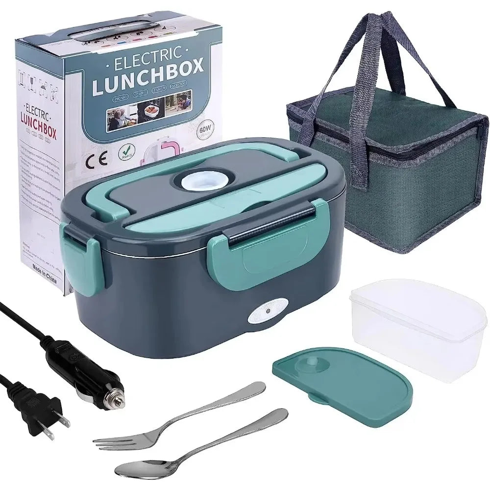 COBASPORT Portable Electric Heated Lunch Box For Work And Travel