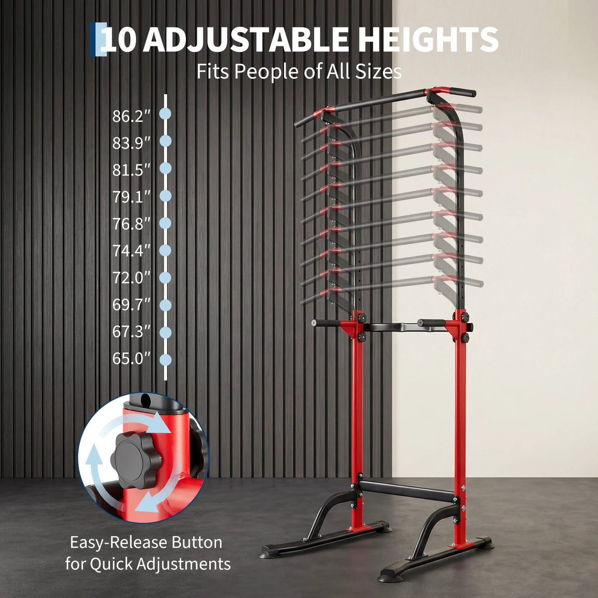 Multifunctional Power Tower for Pull Ups Dips and Strength Training