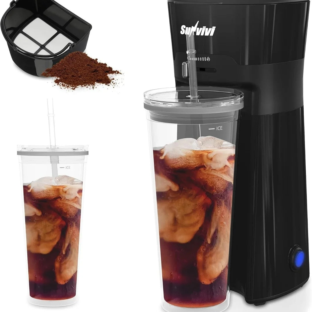Portable Quick Cold Brew Coffee Maker For Home Office