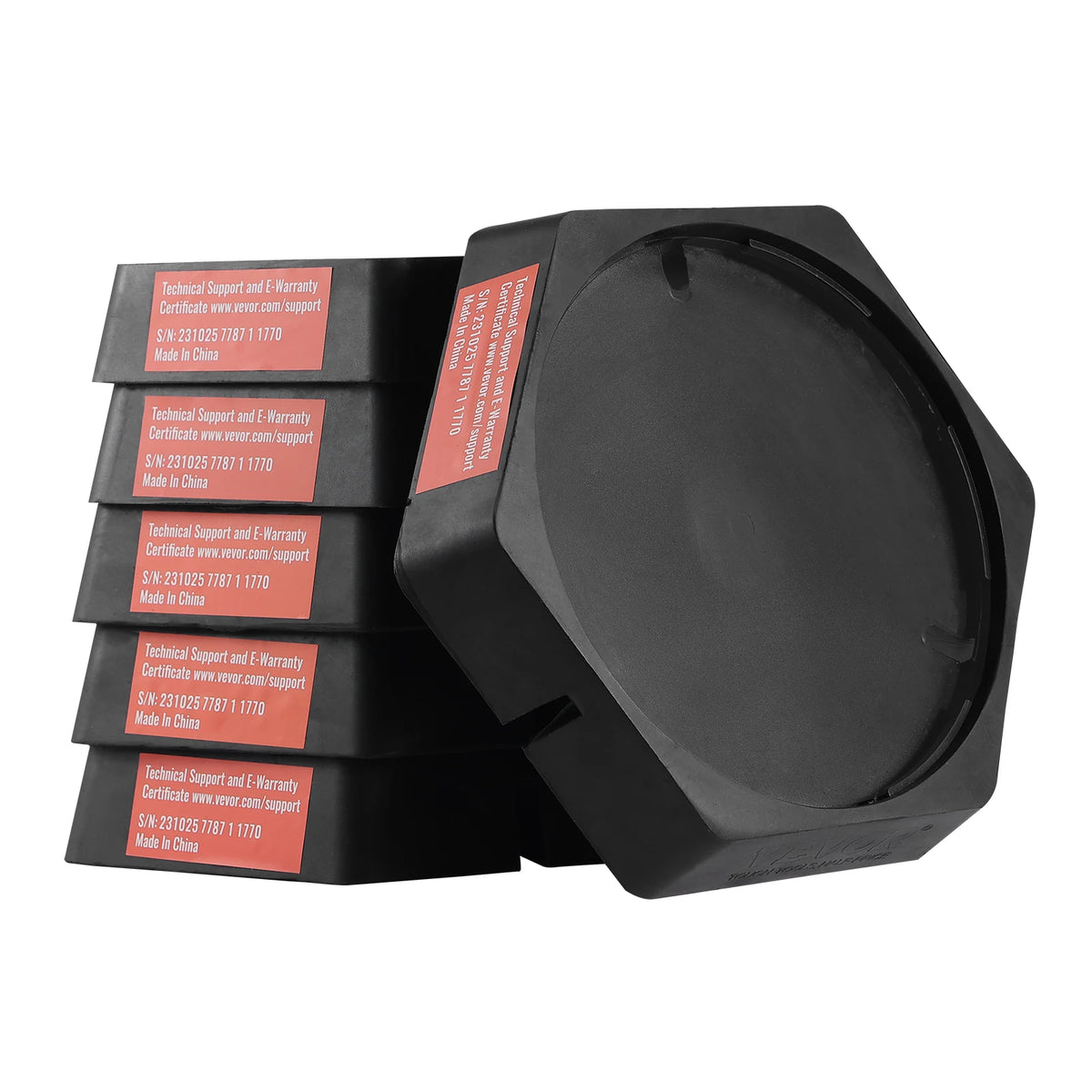 SucceBuy Rubber RV Leveling Pads Round Camper Jack Stabilizers