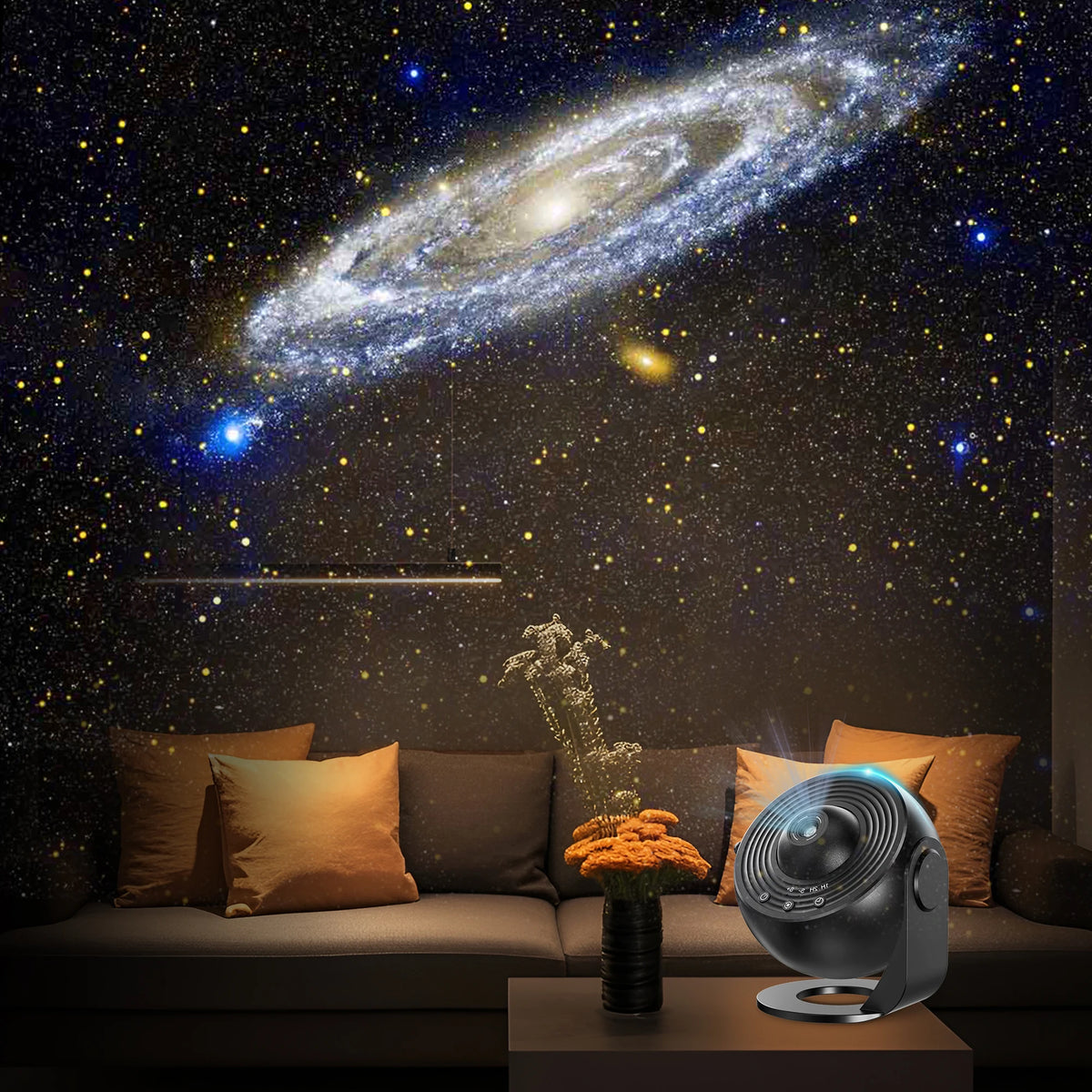 Aiopp Galaxy Projector Night Light With Realistic Stars And Planets