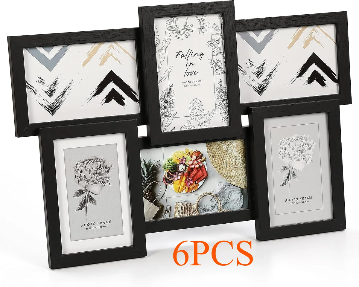 Home Living Room Wall Hanging Photo Frame Collage Decor Set
