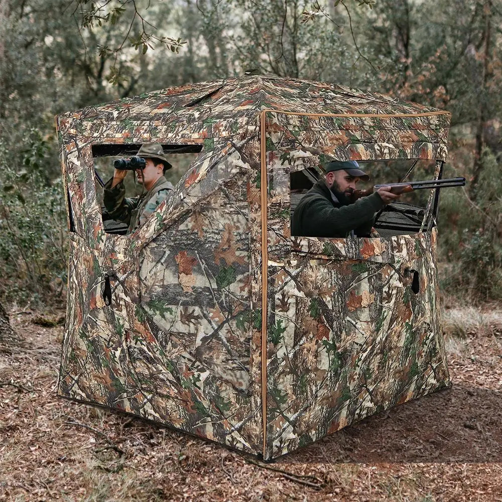 Detachable 5-in-1 Hunting Blind With Skylight And See-Through View