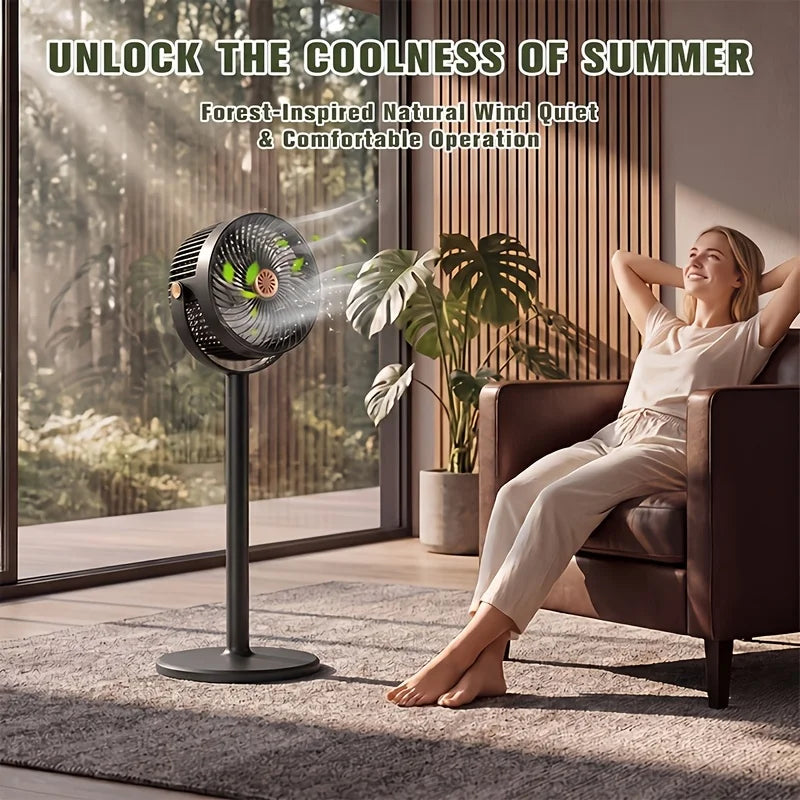 Portable USB Floor And Desktop Air Circulation Fan