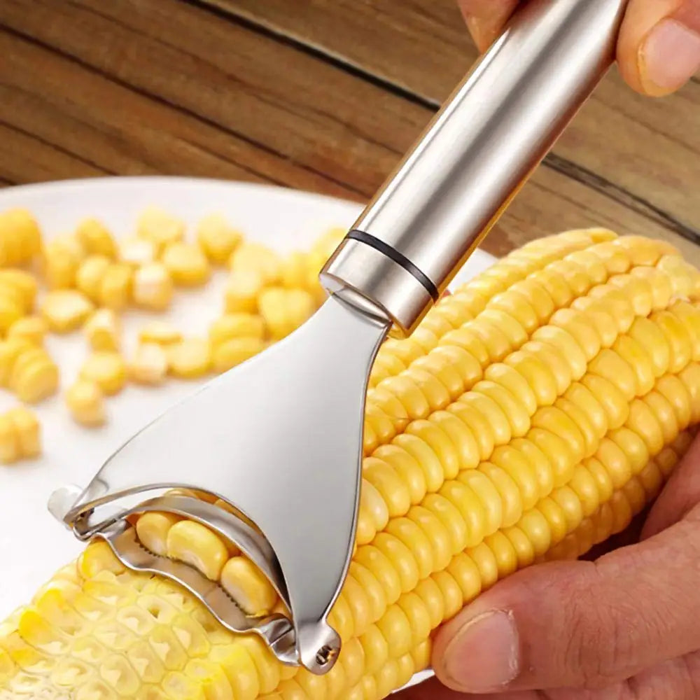 Stainless Steel Y Shaped Corn Peeler And Fast Kernel Remover Tool
