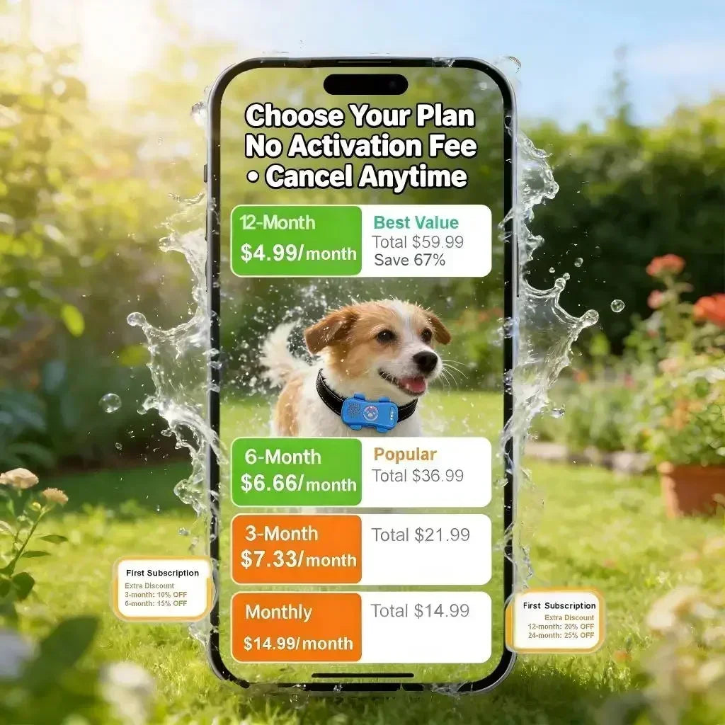 WANWAYTECH 4G GPS Pet Tracker With Real Time Location Tracking
