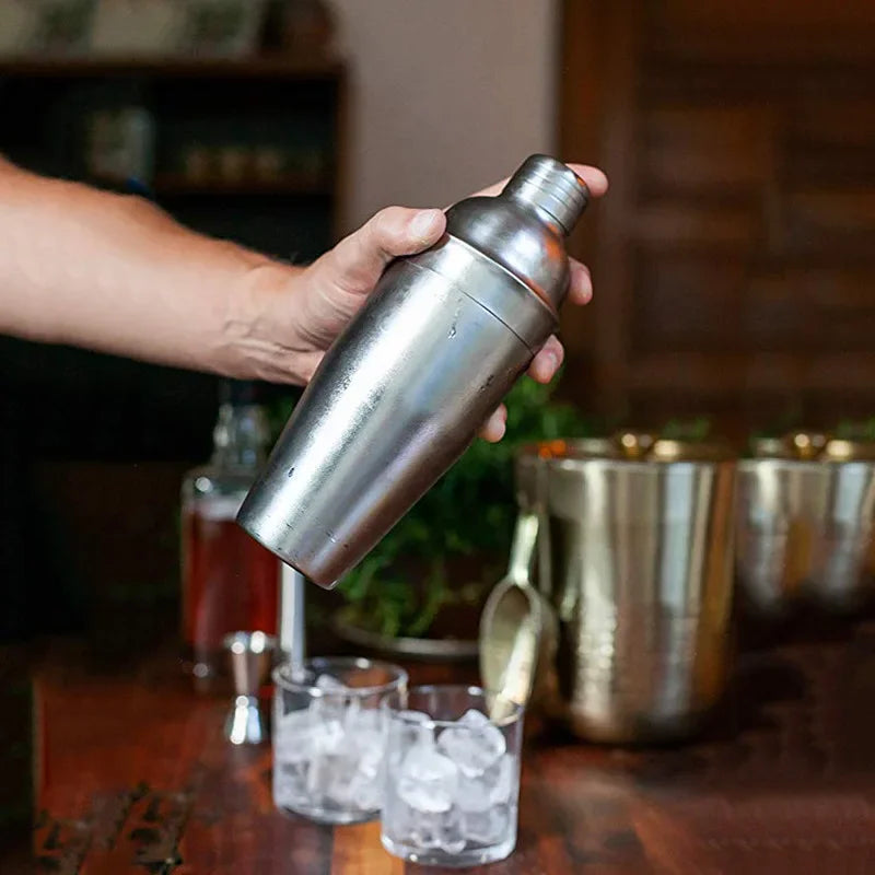 AfreNee Stainless Steel Cocktail Shaker Bartending Tool Kit