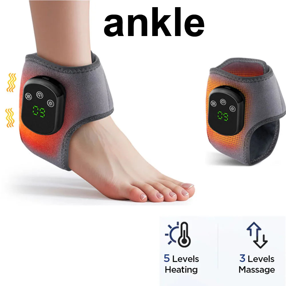 Hailicare Wireless Electric Heating Ankle Massage Brace
