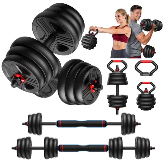 FED Fitness Adjustable Multifunctional Dumbbell And Barbell Set