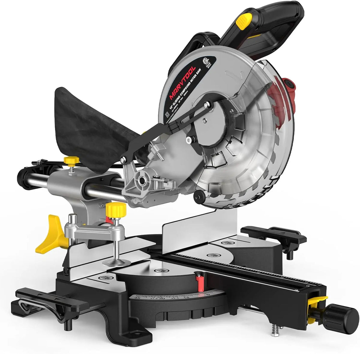 Marvtool Sliding Compound Miter Saw For Precision Cutting Power
