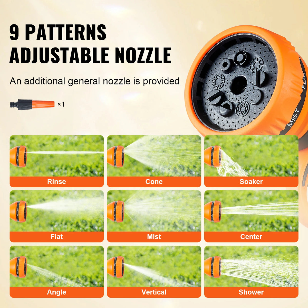 SucceBuy Retractable Garden Hose Reel With Automatic Rewind System