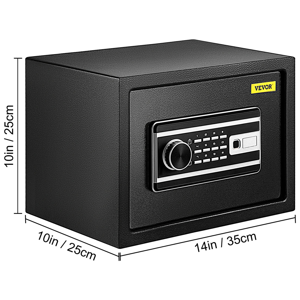 SucceBuy Fingerprint Safe Deposit Box With Digital Electronic Lock