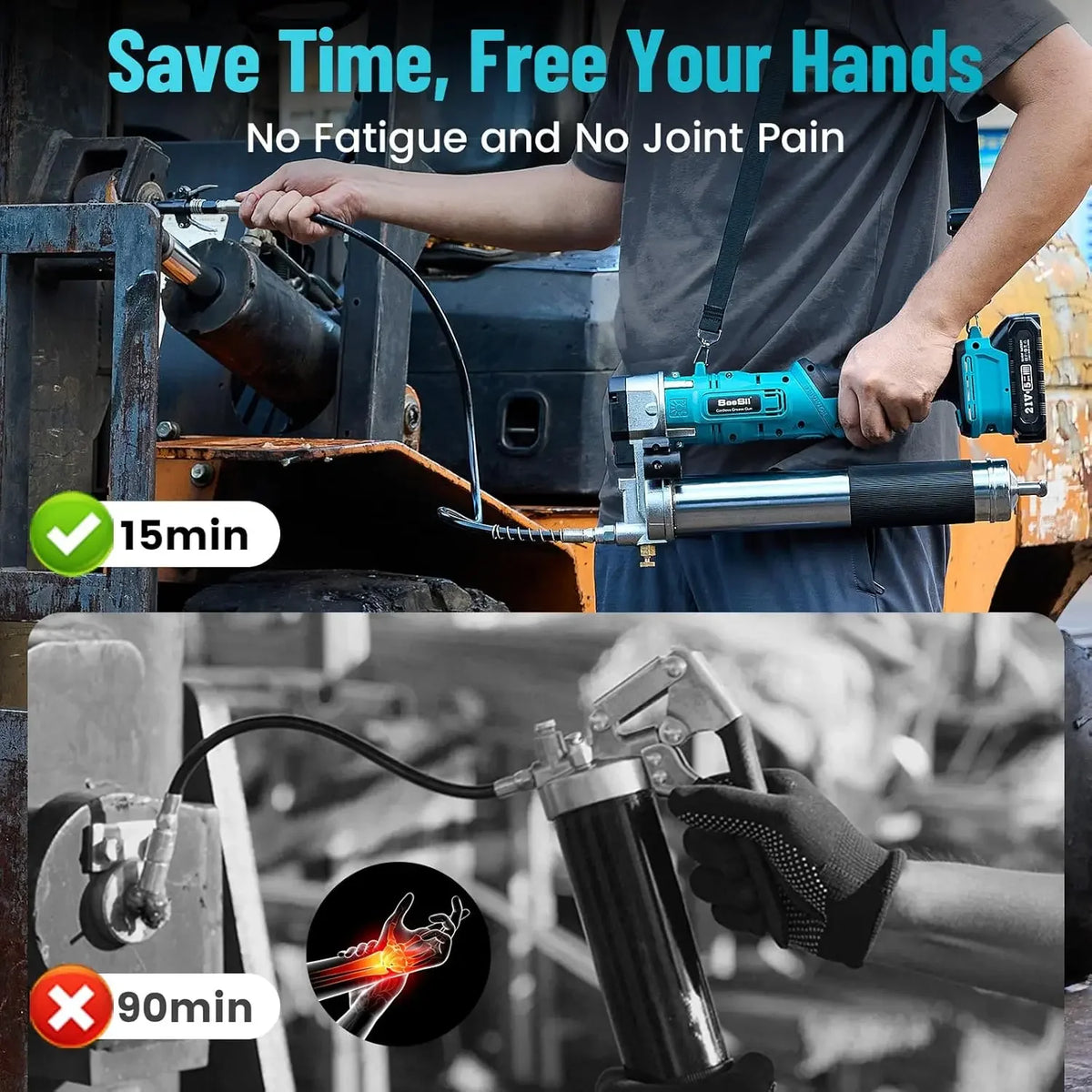 Seesii Brushless Electric Grease Gun for Makita Battery Systems