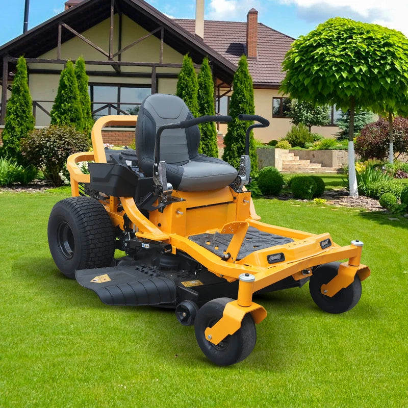 Heavy Duty Zero Turn Riding Lawn Mower With High Torque Engine