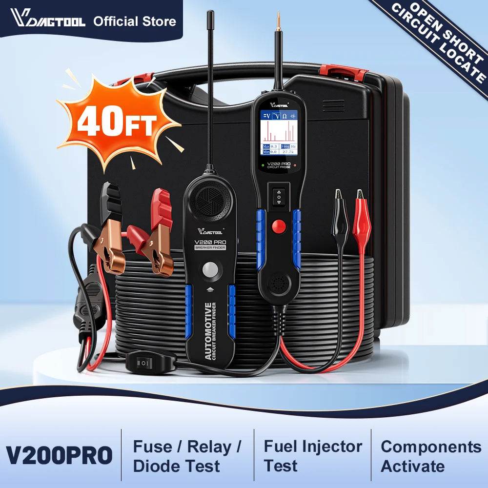 VDIAGTOOL Automotive Power Circuit Probe And Electrical Tester