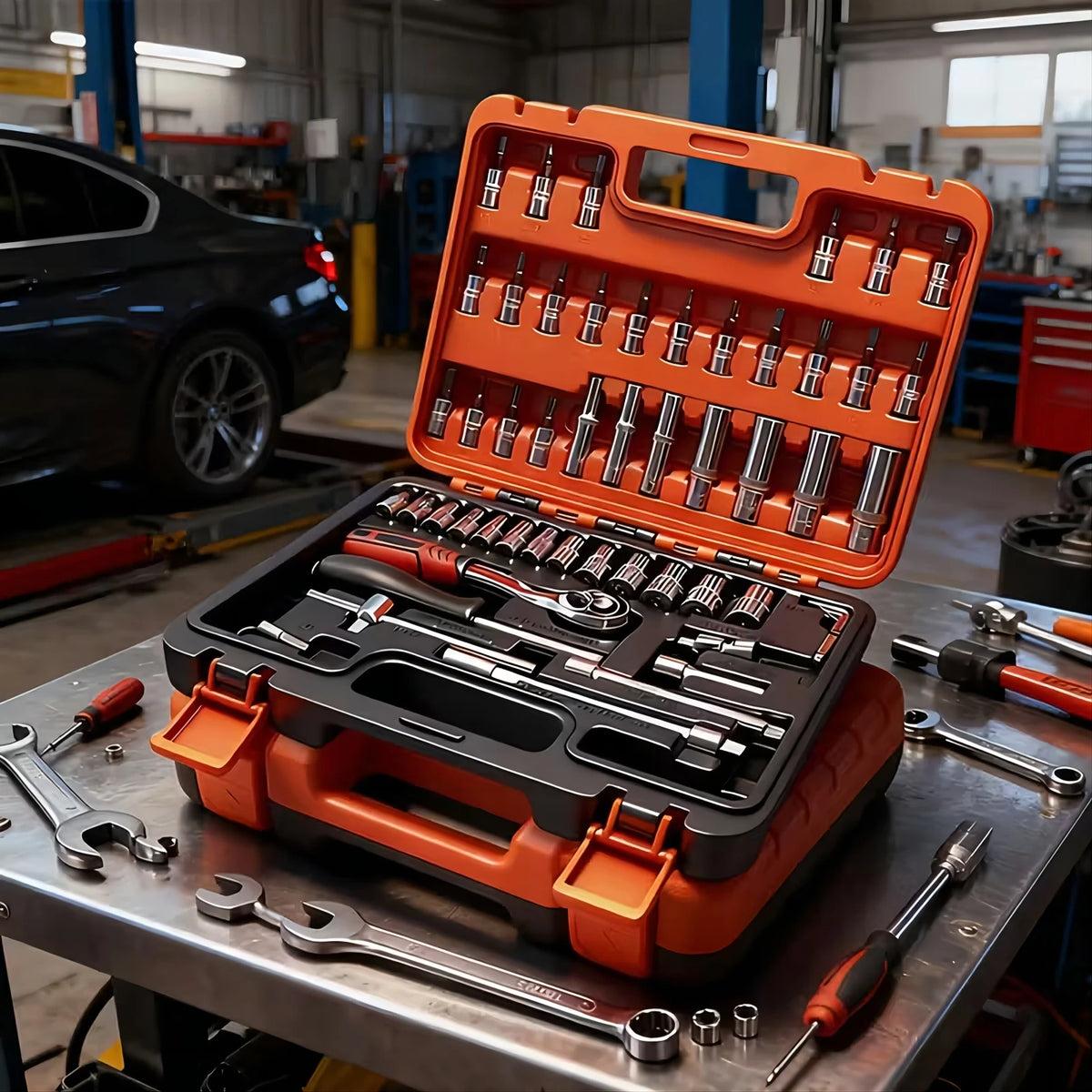 Professional Multifunctional Tool Kit for Home and Auto Repairs
