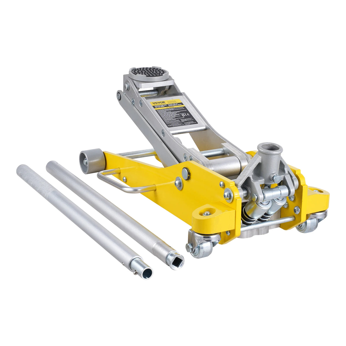 SucceBuy Aluminum Hydraulic Floor Jack With Quick Lift Pump