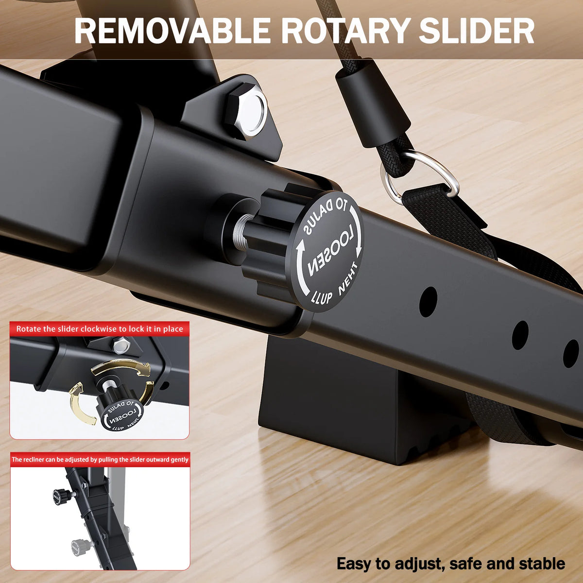 Adjustable Foldable Weight Bench For Full Body Strength Training